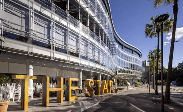 The exterior of The Star Sydney in NSW, Australia.