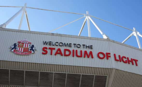 Sunderland AFC stadium entrance.