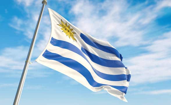 Uruguay's national flag.