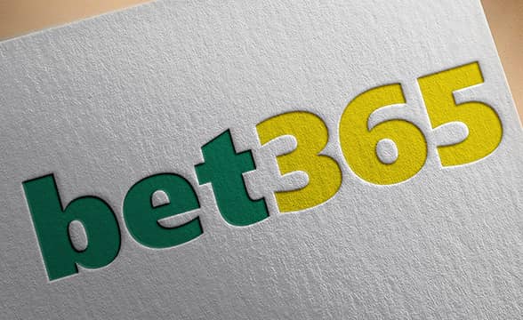 Bet365's official logo on a piece of paper