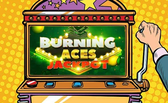 Evoplay's Burning Aces Jackpot slots game