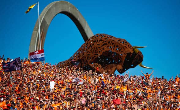 Austria GP fans crowd.