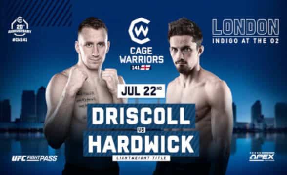 Driscoll vs Hardwick UFC fight.