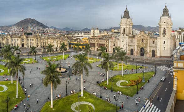 Peru's Lima's main square