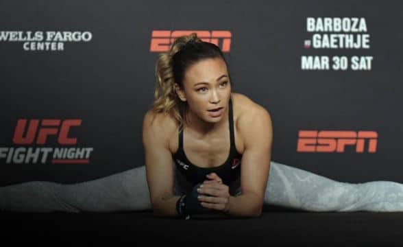 Michelle Waterson's UFC fighter split.