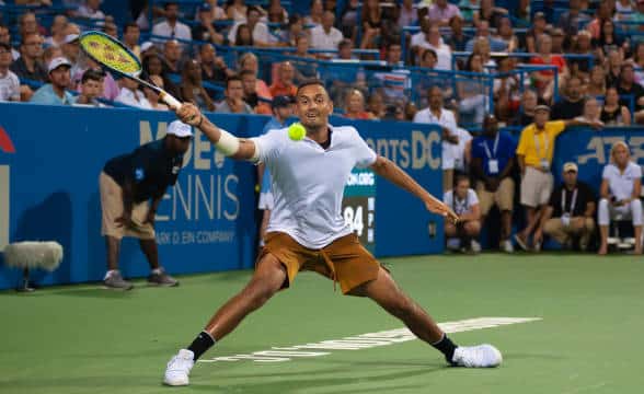 Nick Kyrgios, a tennis player.