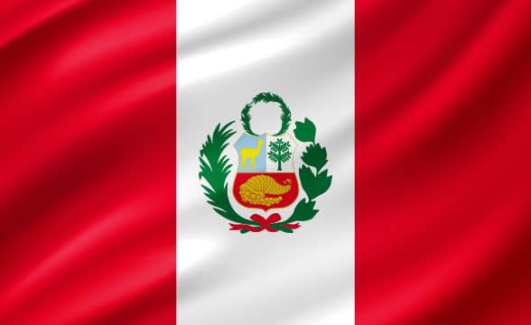 Peru's official flag