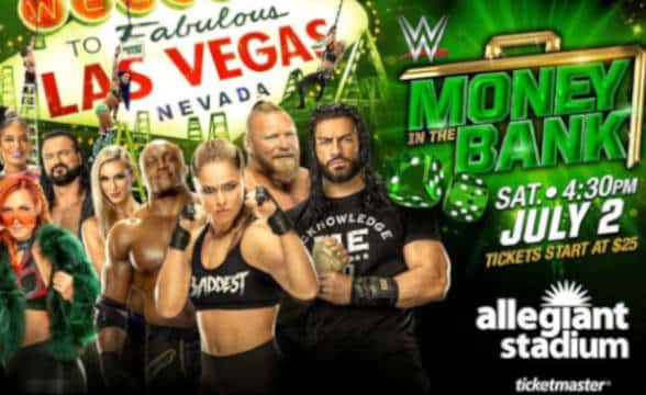 The Money in the Bank 2022 planned for Las Vegas.