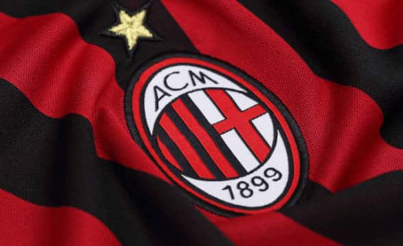 AC Milan's official shirt for the soccer team.