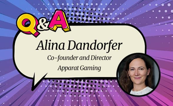 Apparat Gaming's Alina Dandorfer co-founder.