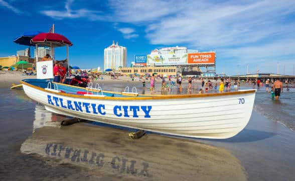 Atlantic City and New Jersey, USA.