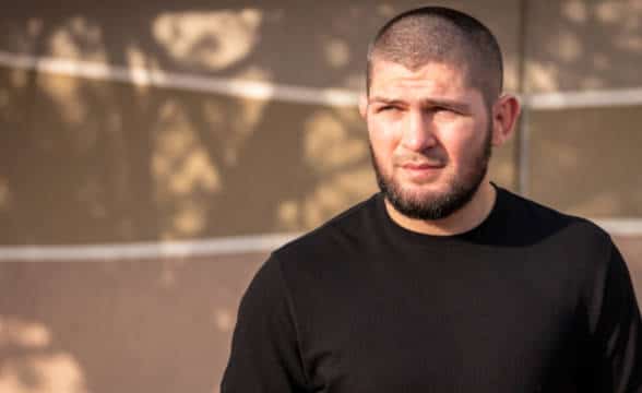 Khabib Nurmagomedov in Dubai.