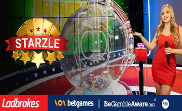 Entain's new game show developed by BetGames, Starzle.