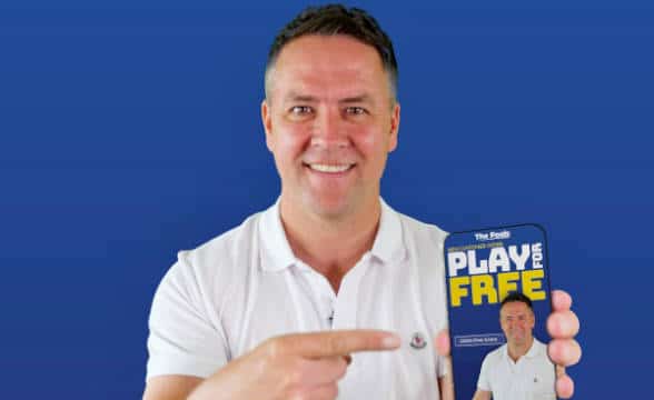 Michael Owes, part of The Pools' campaign.