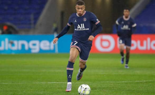 Kylian Mbappe, PSG soccer player.