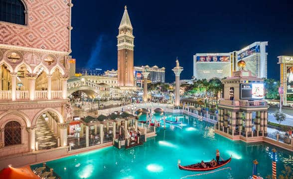 The Venetian in the United States.