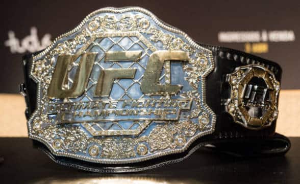 UFC belt.