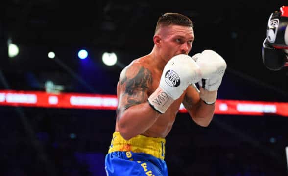 Usyk, a legendary Ukrainian boxer.