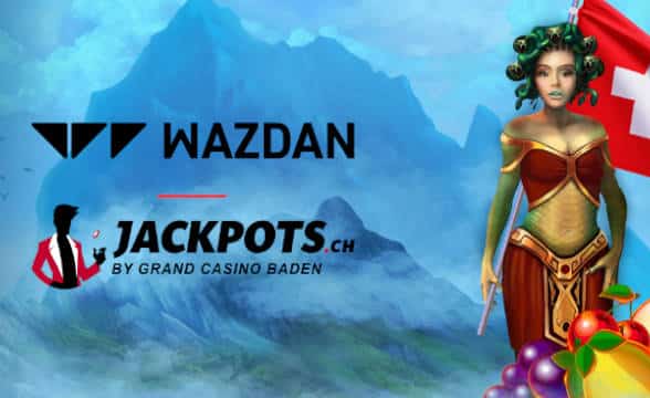 Wazdan and Jackpots.ch's partnership.