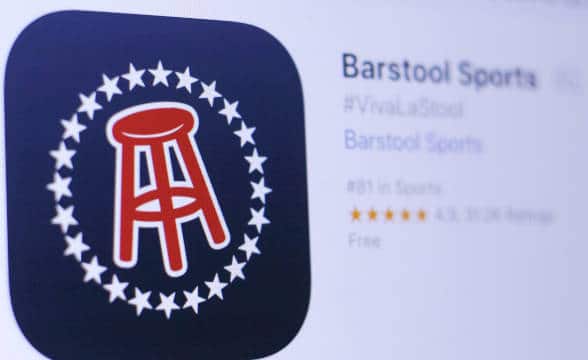 Barstool Sports's sports betitng app.