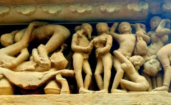 A famous erotic scultupre in India.