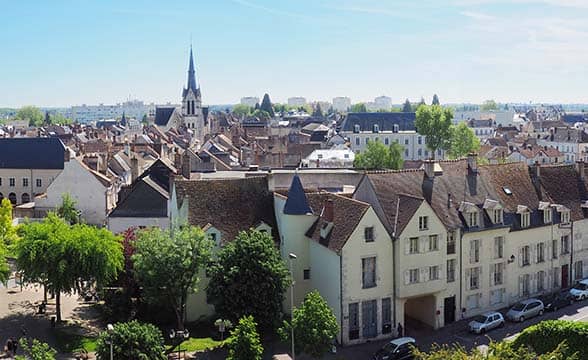 The city of Montargis in France