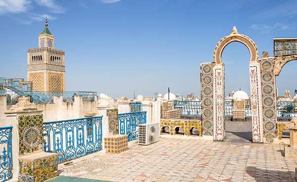 Old buildings in Tunisia