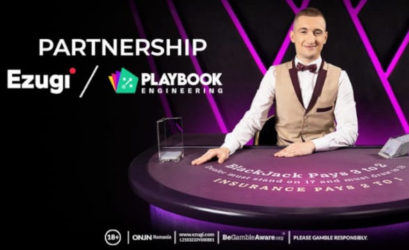 Ezugi and Playbook UK partnership.