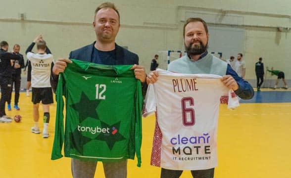 TonyBet and MateHR to support the Latvian men's handball national team