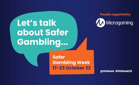 Microgaming's Safer Gambling Week 2022.