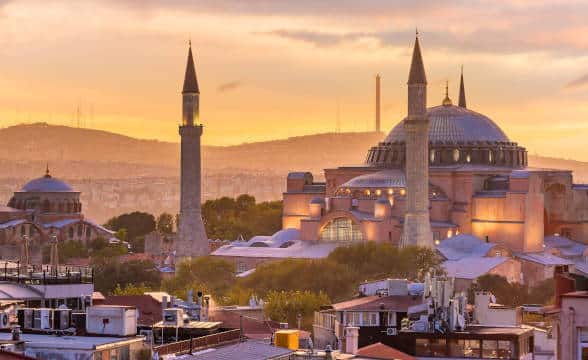 Turkey's major mosque in Istanbul.