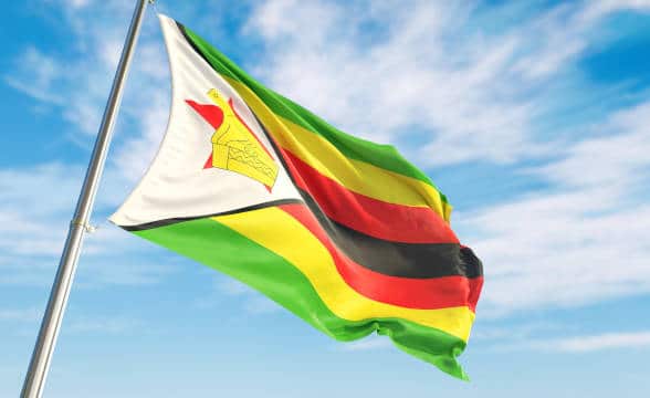 Zimbabwe's national flag.