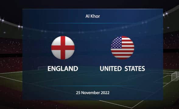 England vs United States World Cup 2022.