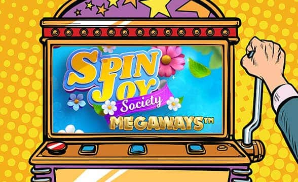 SpinJoy Society Megaways Slot welcome screen