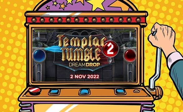 Templar Tumble 2 Dream Drop Slot welcome screen