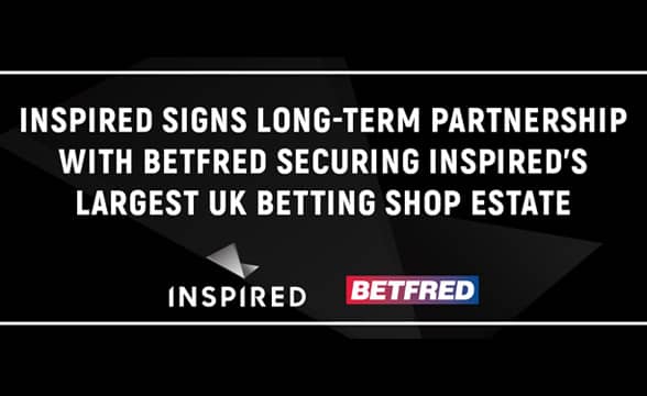 Inspired agreed to supply Betfred with cabinets