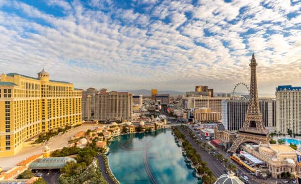 Las Vegas Strip during the day.