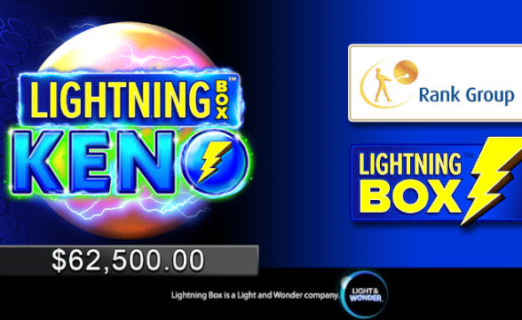 Lightning Box's Keno first game product..