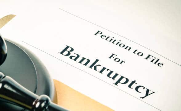 Bankruptcy petition filing.