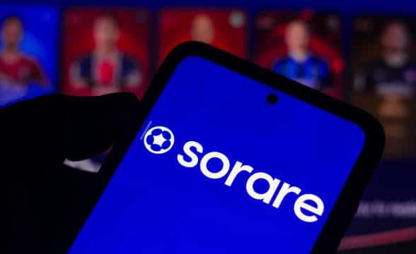 Sorare on a mobile phone