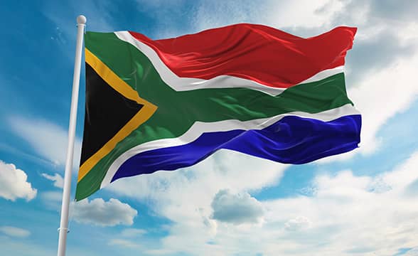 South Africa's official flag