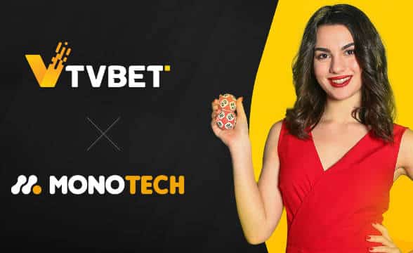 TVBET and Monotech's partnership.