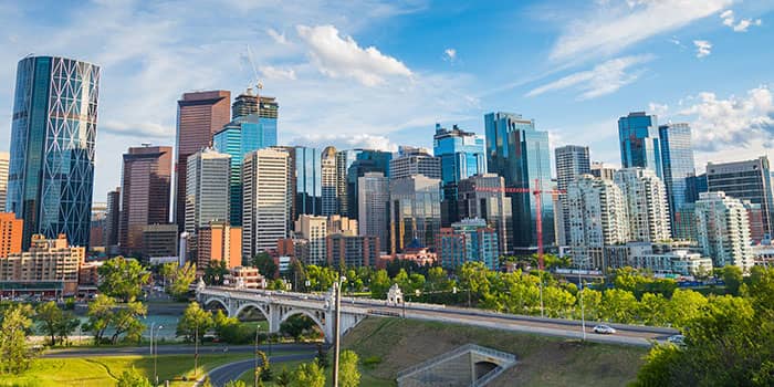 Calgary in Alberta, Canada