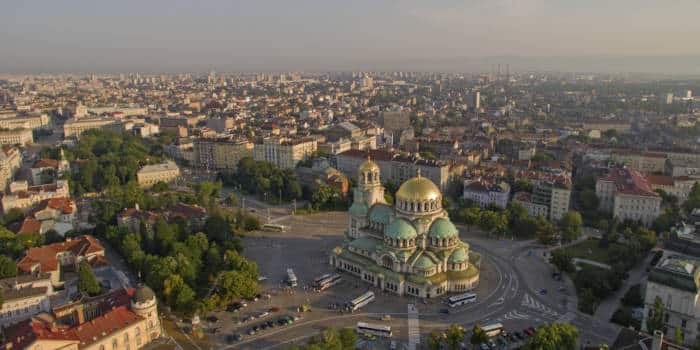 The Alexander Nevsky's cathedral in Sofia.