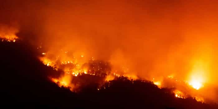 Fires in Cambodia.