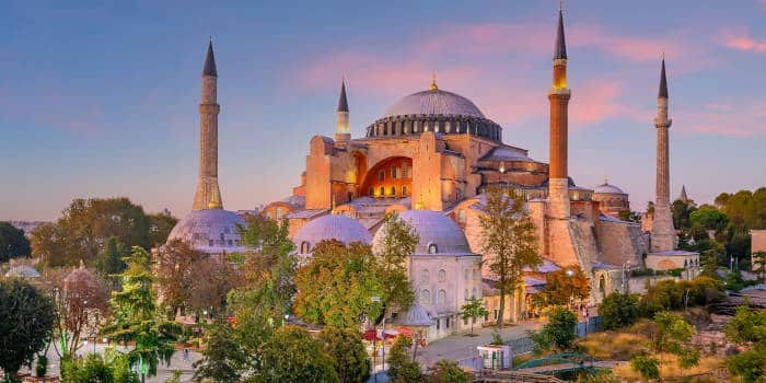 Istanbul's main mosque.