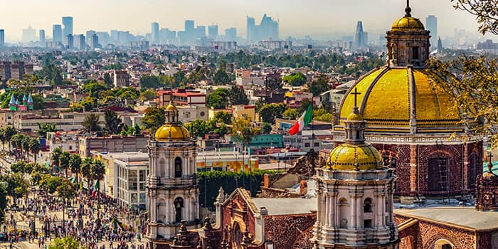 A view of Mexico City