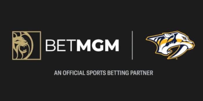 BetMGM and Nashville Predators logos