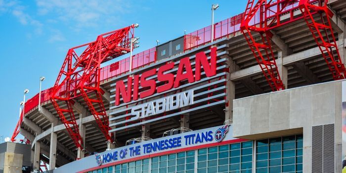 Nissan Stadium - home of the Tennessee Titans