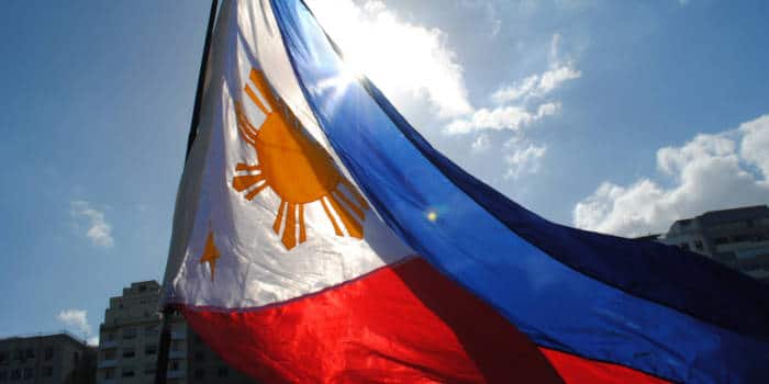 Philippines' national flag.